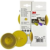 3M Scotch-Brite Disco Radial Bristle RD-ZB- Amarillo- 76 mm- P80- 2-Caja